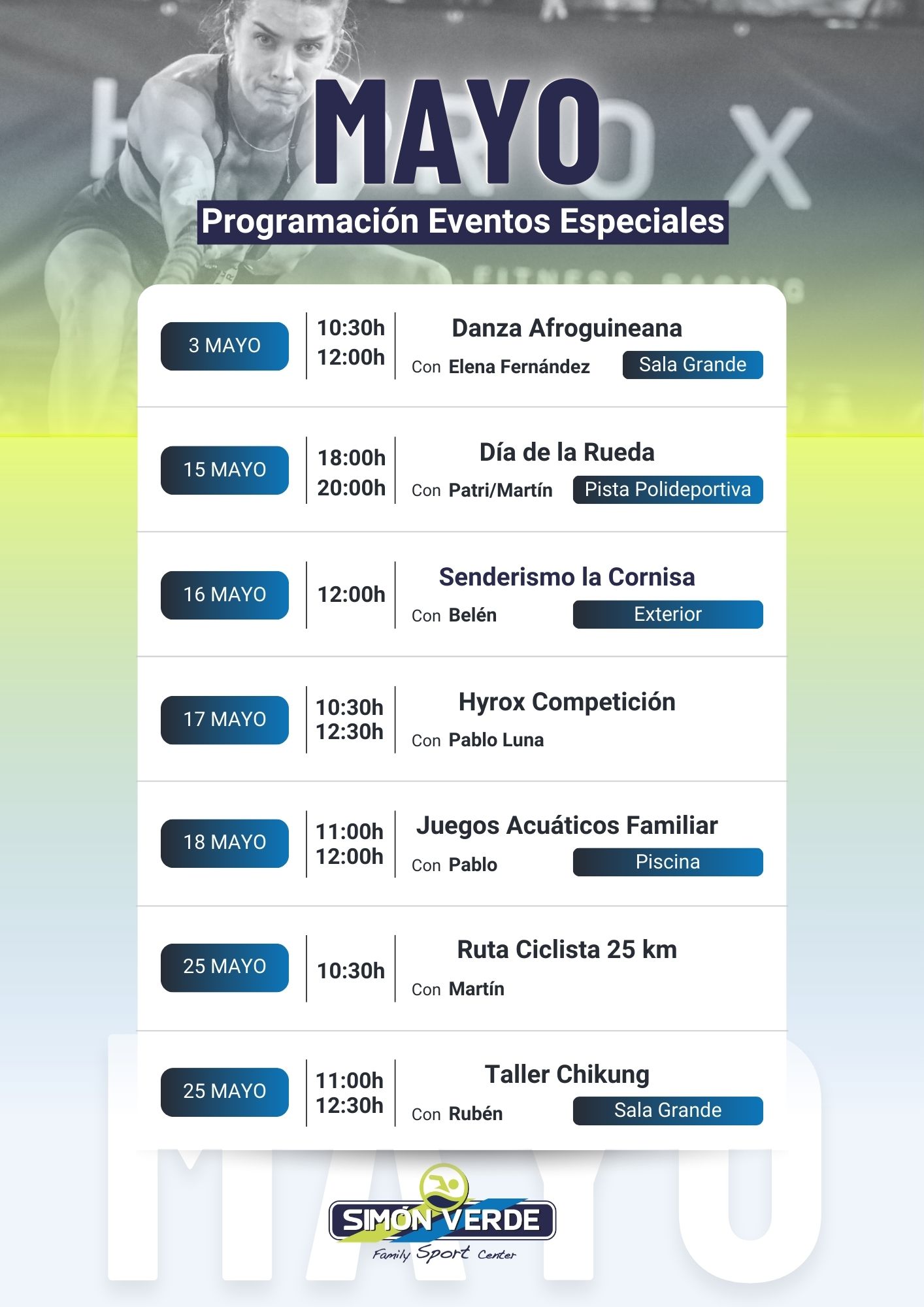 ACTIVIDADES MAYO