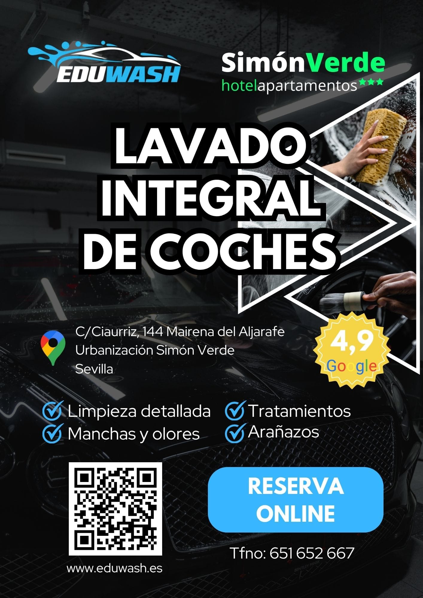 EDUWASH Lavado Integral de coches