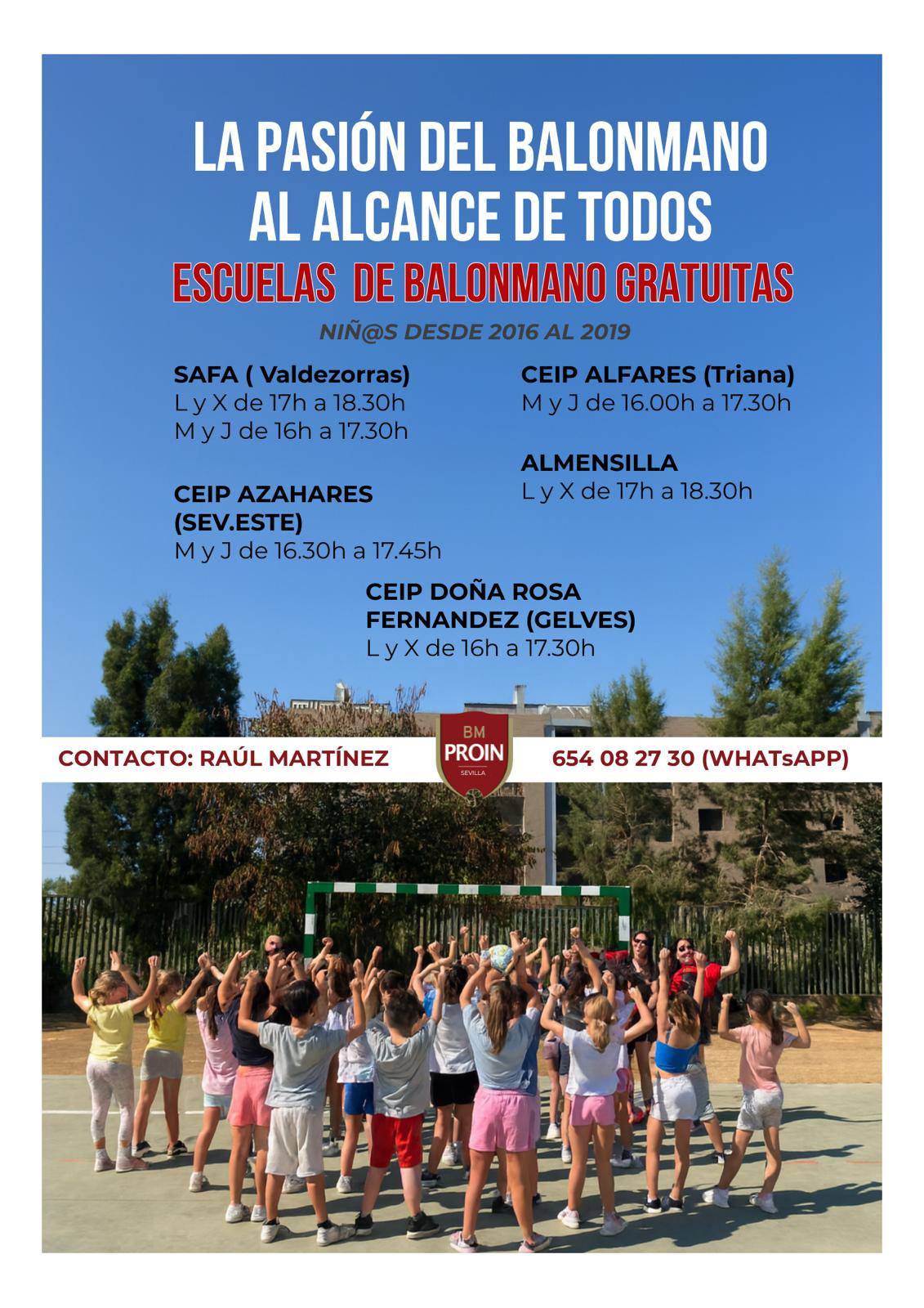 ESCUELA DE BALONMANO