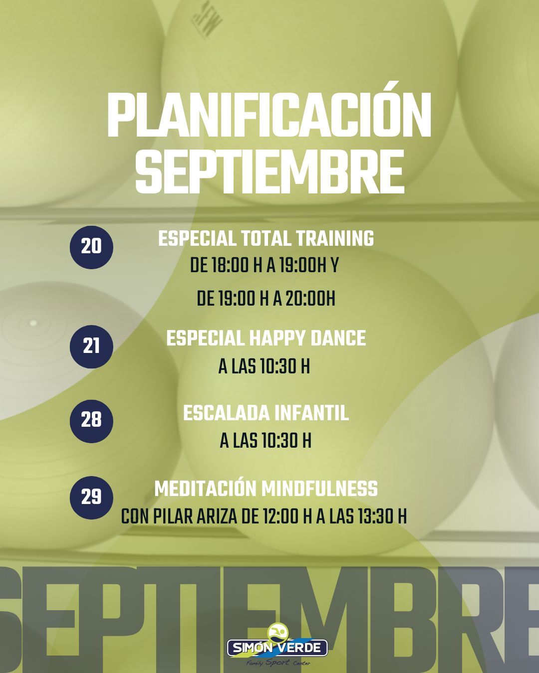 Planificación Septiembre