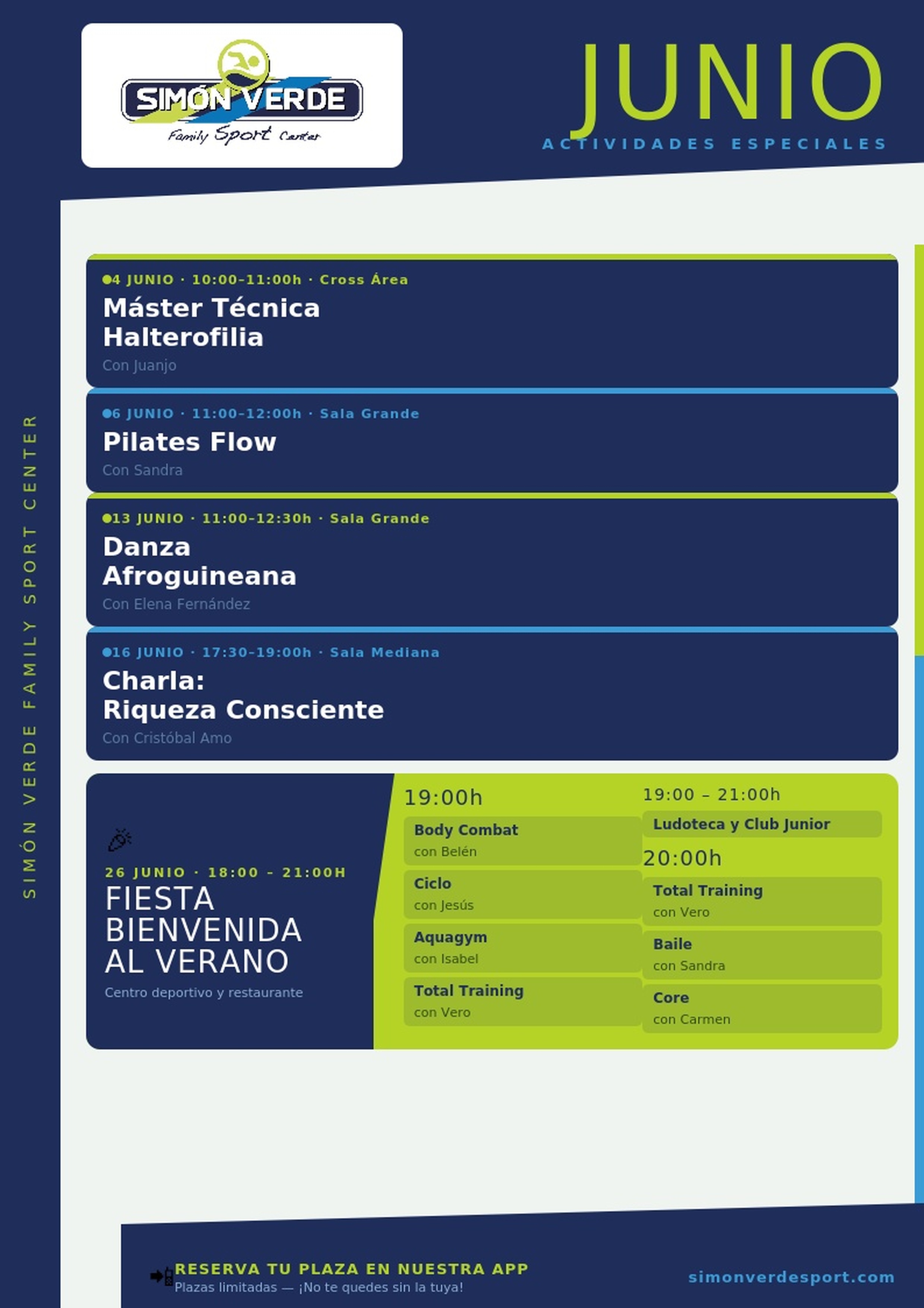 ACTIVIDADES ESPECIALES JUNIO