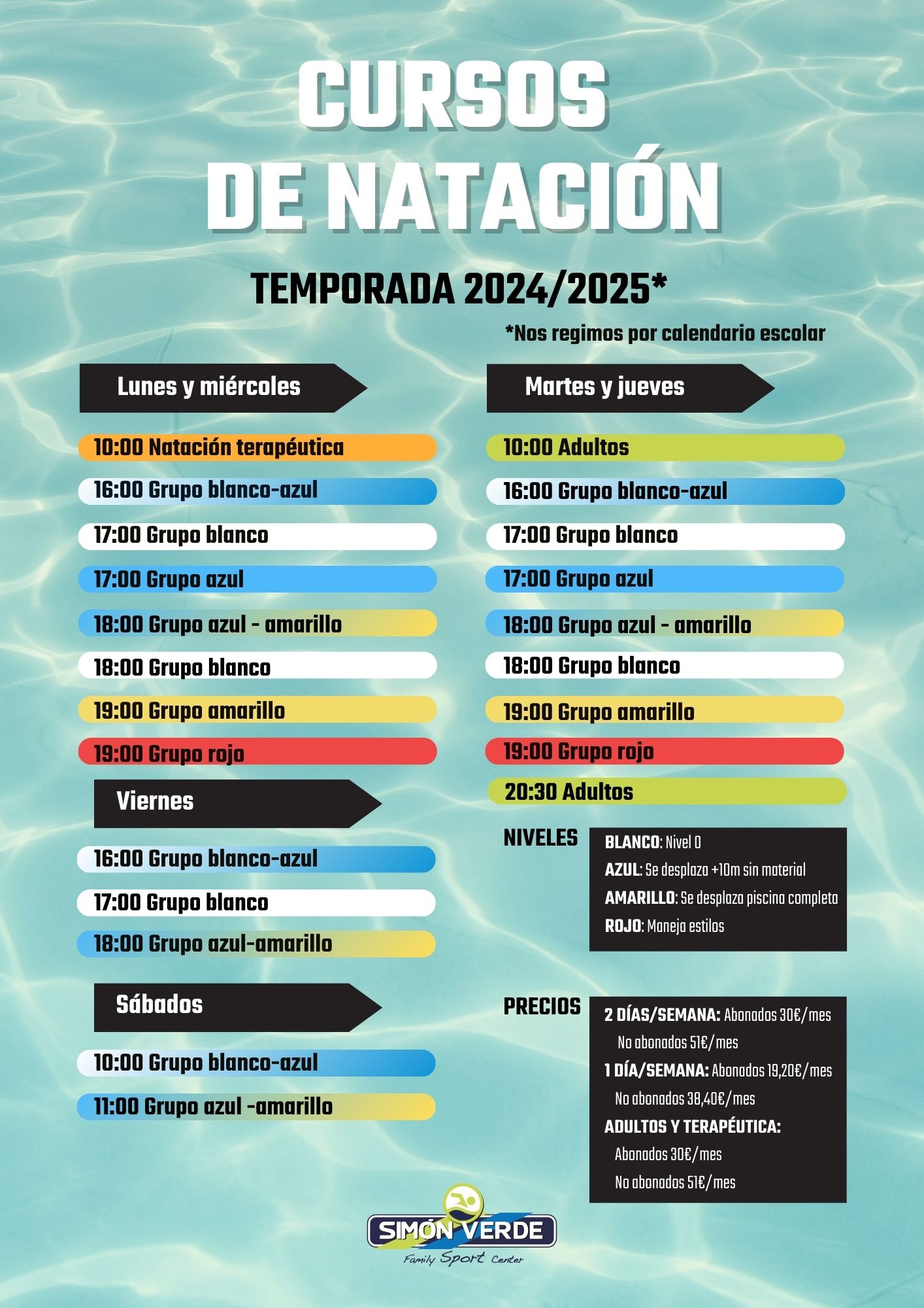 Nueva temporada Natación